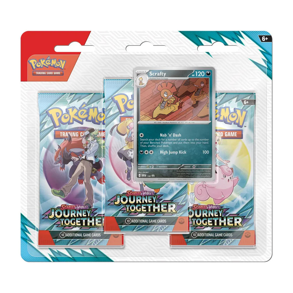 Pokémon Scarlet & Violet Journey Together - 3 Pack Blister