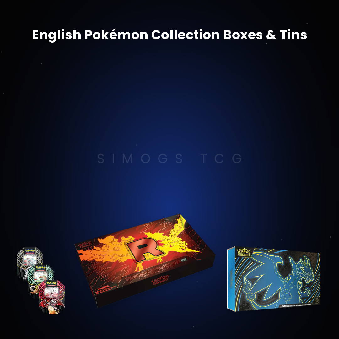 English Pokémon Collection Boxes & Tins