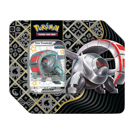 Pokémon Paldean Fates Tin (Shiny Iron Treads ex)