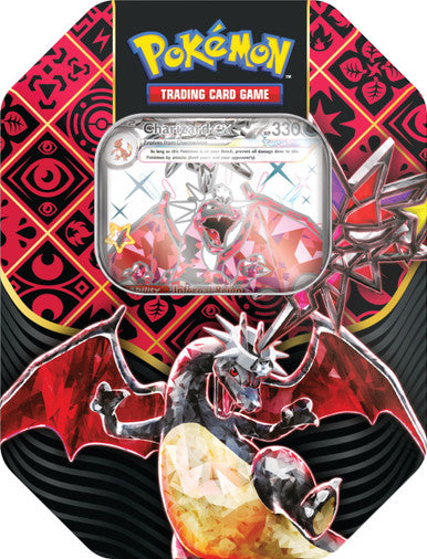 Pokémon Paldean Fates Charizard Ex Tin